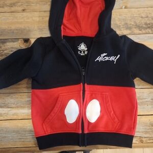 Disney Mickey Kids Hoodie - Black and Red